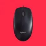 logitech m90 wired mouse black