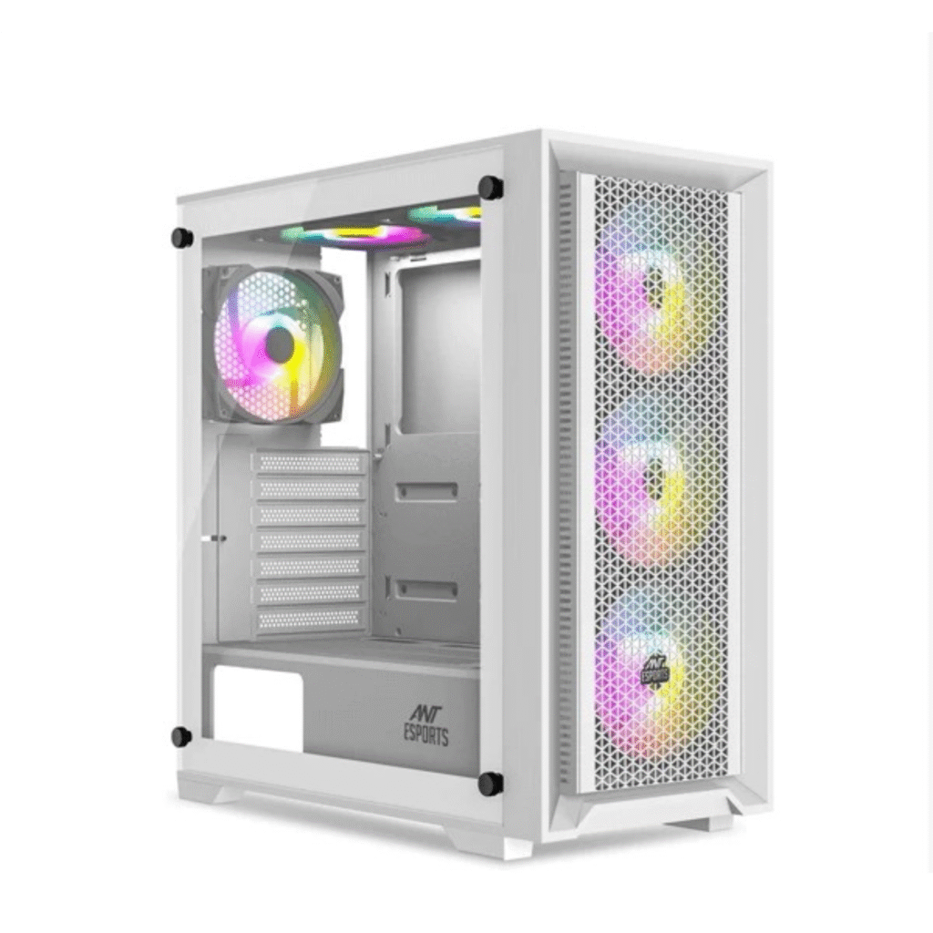 Ant Esports SX7,Mid Tower Cabinet White,