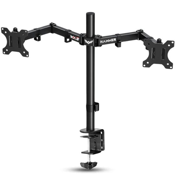 WAR HAMMER Dual LCD Monitor Desk Mount