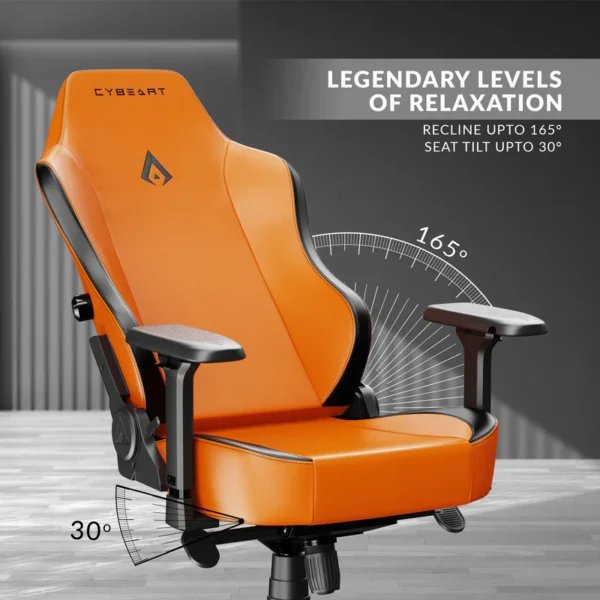 Cybeart Apex Arancio Orange Gaming Chair 11