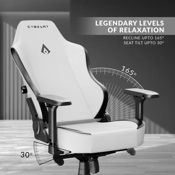 Cybeart Apex Arctic White Gaming Chair 11