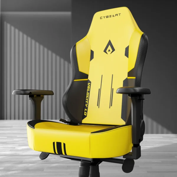 Cybeart Apex Velocity 1.0 Gaming Chair Yellow 3