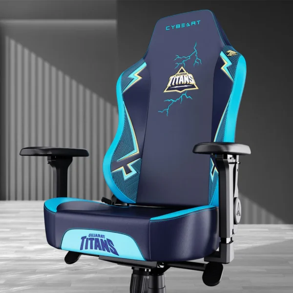 Cybeart Gujarat Titans Gaming Chair 4