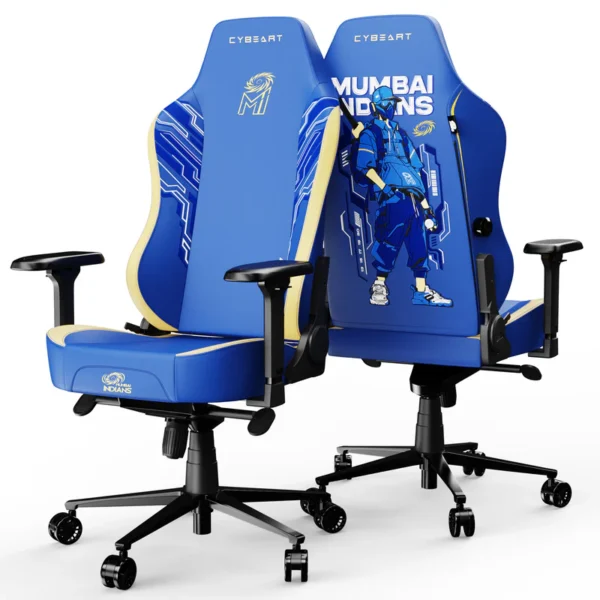 Cybeart Mumbai Indians 2077 Gaming Chair 5