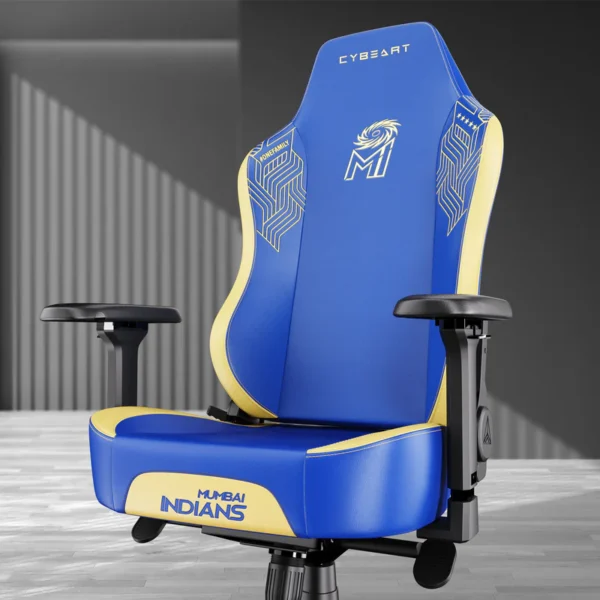 Cybeart Mumbai Indians Gaming Chair 4