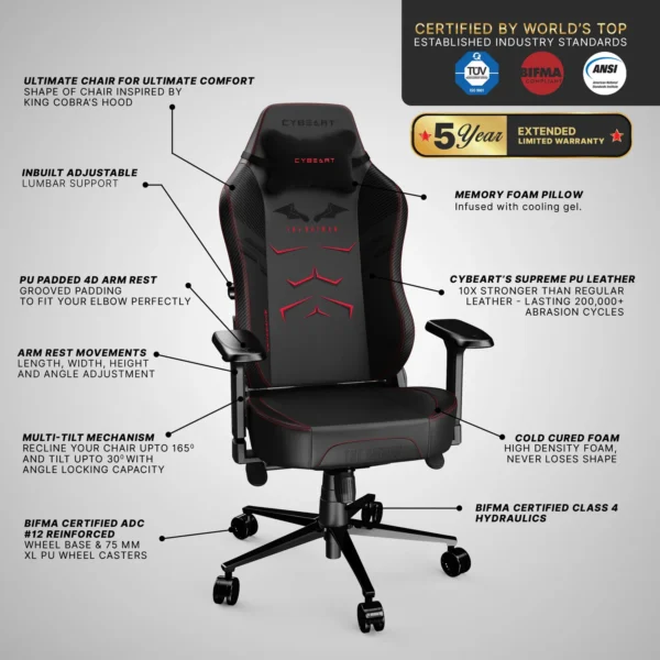 Cybeart The Batman Gaming Chair 13