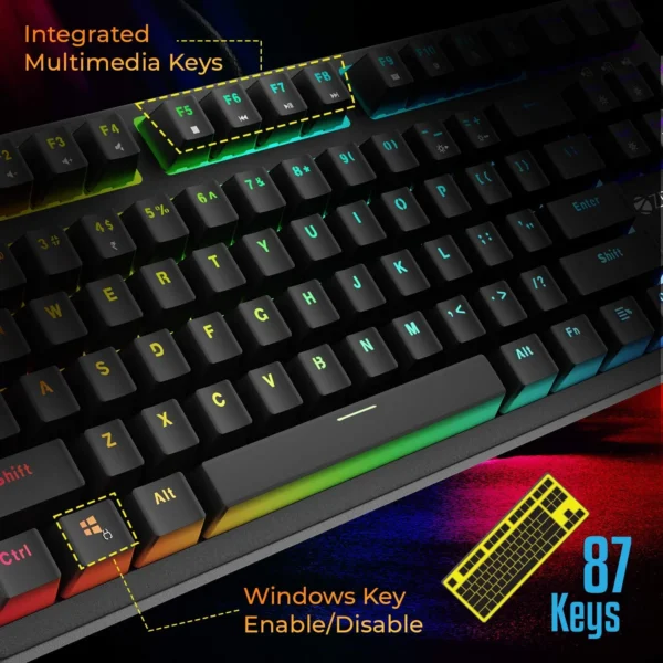 ZEBRONICS ZEB MAX V2 Premium Mechanical Tenkeyless Keyboard 7