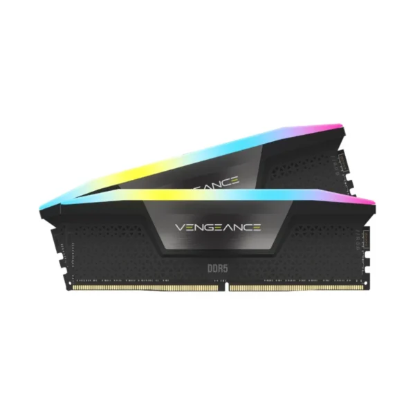 Corsair Vengeance RGB 64GB 32GBX2 DDR5 6000MHz CL40 Desktop Ram Black 2