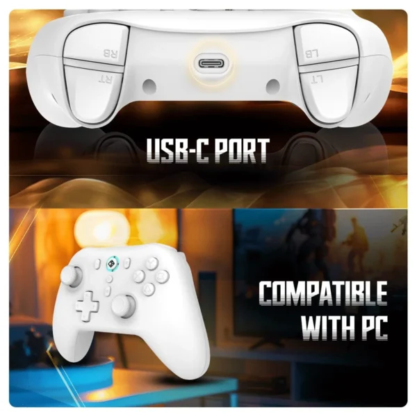 Cosmic Byte Blitz Wireless Wired Controller White 6