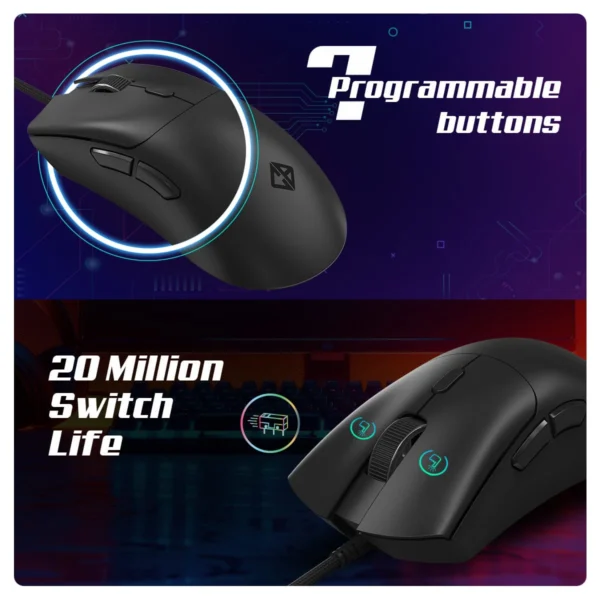 Cosmic Byte Falcon Wired Gaming Mouse 6