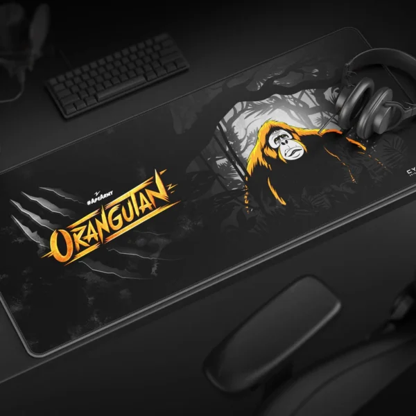 Cybeart Orangutan Esports Gaming Desk Mat XXL 2