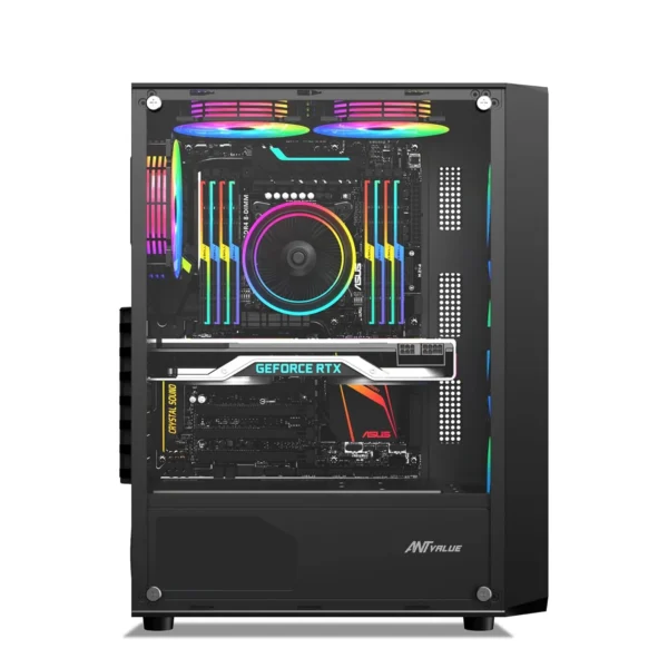 Ant Value VM41 ATX Mid Tower Gaming Cabinet Black 13