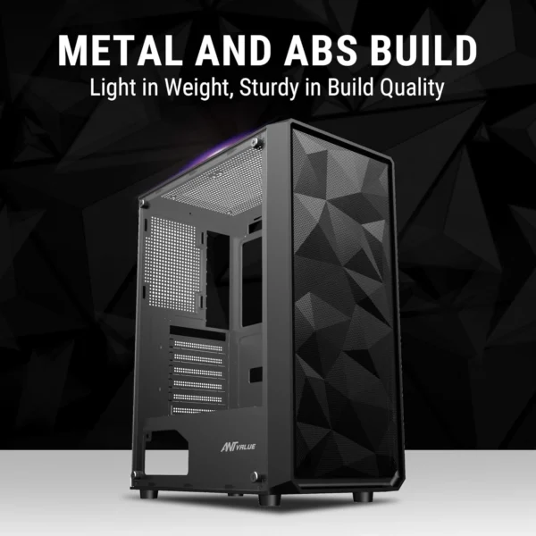 Ant Value VM41 ATX Mid Tower Gaming Cabinet Black 5