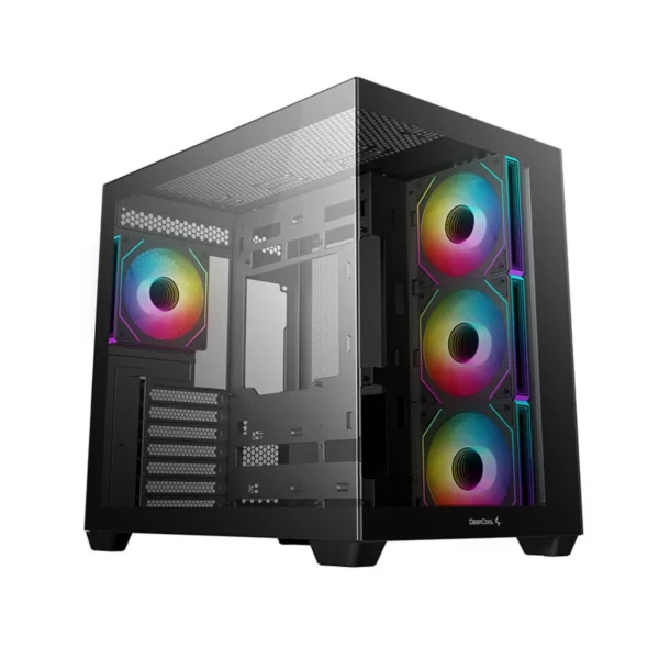 Deepcool CG530 4F Mid Tower Gaming Cabinet Black 1