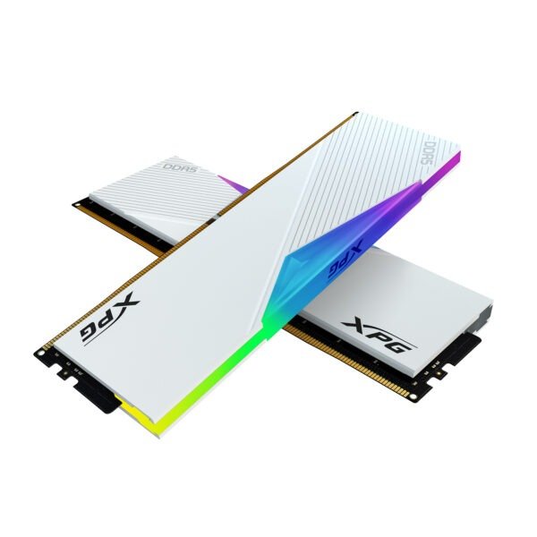 Adata XPG Lancer RGB 32GB (16GBX2) DDR5 5200MHz Memory - White