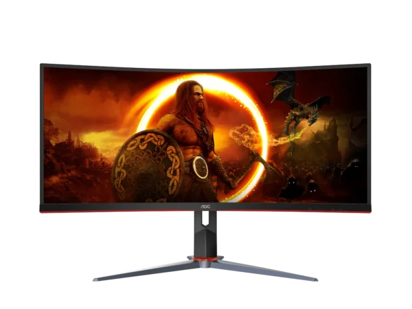 AOC CU34G2XP 34 Inch WQHD Curved Gaming Monitor 2