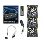 ARGB fan, 120mm case fan, lian li uni fan sl wireless 120 reverse blade