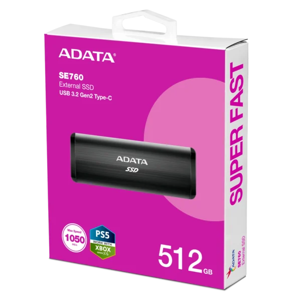 Adata SE760 External 512GB Solid State Drive - Image 9