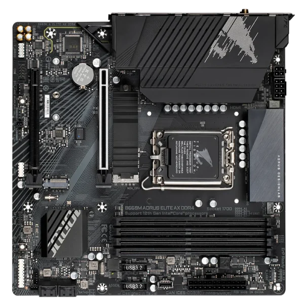 Gigabyte B660M AORUS ELITE AX DDR4 Motherboard - Image 2