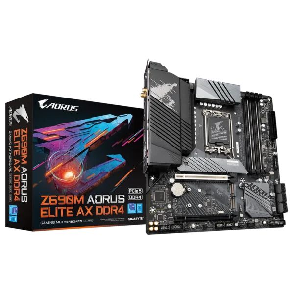 Gigabyte Z690M Aorus Elite AX DDR4 Motherboard