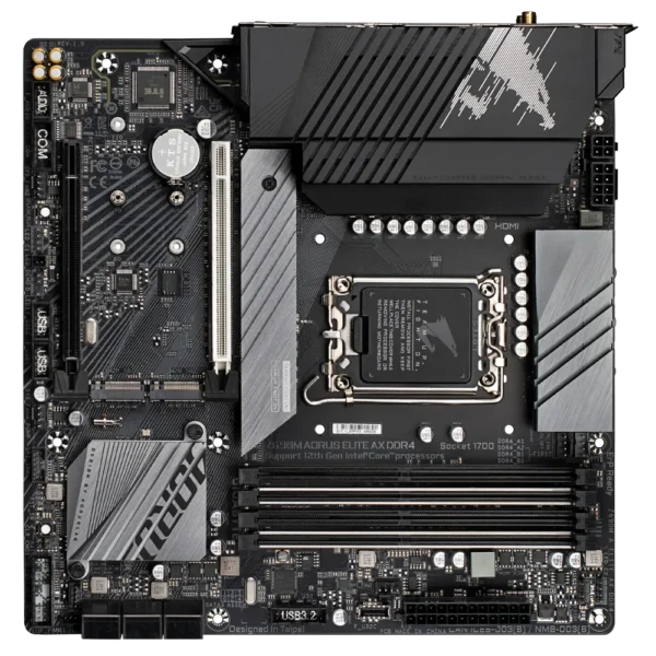 Gigabyte Z690M Aorus Elite AX DDR4 Motherboard - Image 2