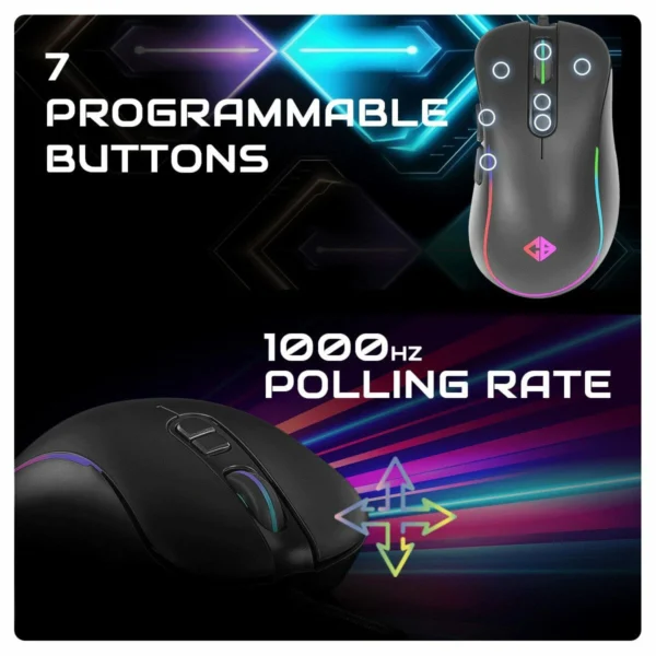Cosmic Byte DragonFly Gaming Keyboard and Mouse Combo - Image 5