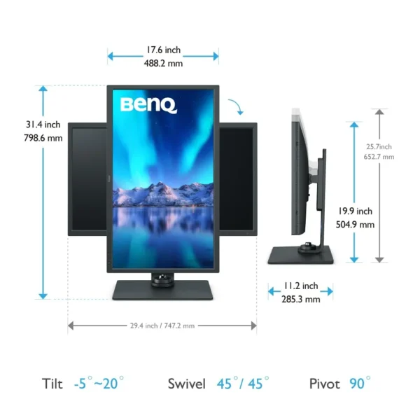 BenQ SW321C 32 Inch Proffesional Monitor - Image 3