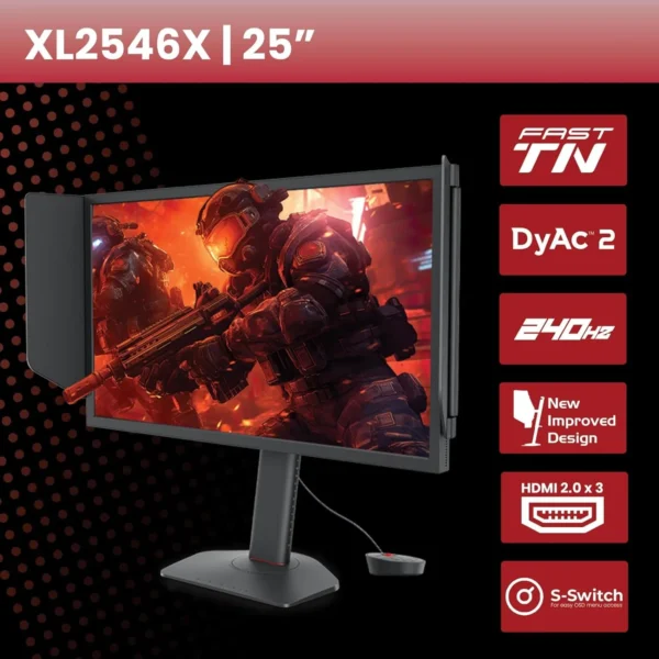 BenQ Zowie XL2546X Gaming Monitor - Image 2