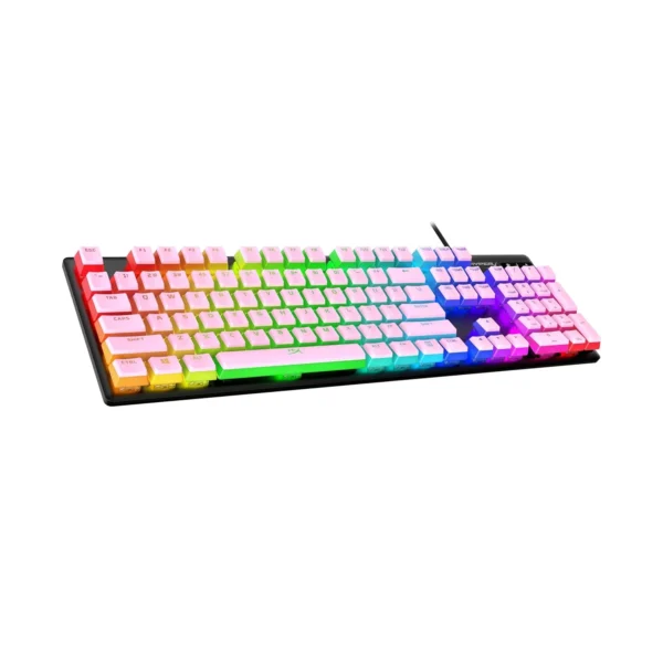HyperX Pudding PBT Keycaps Full Key Set Pink - Image 4