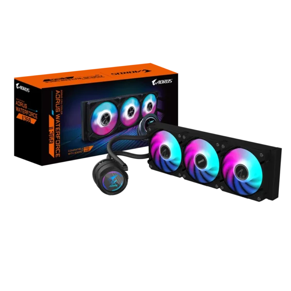 Gigabyte AORUS WATERFORCE II 360 CPU AIO Cooler 5