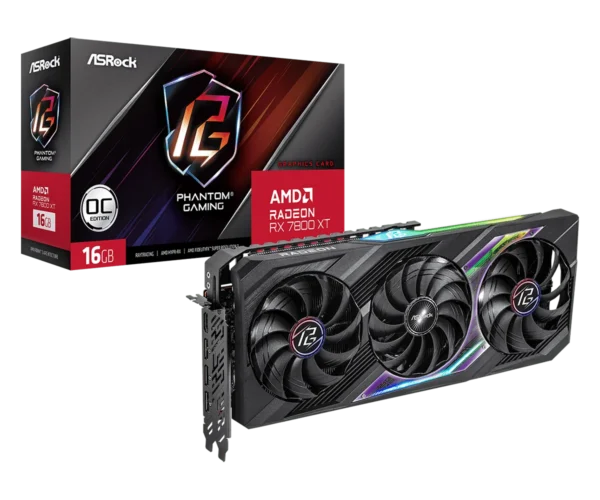 Asrock AMD Radeon RX 7800 XT Phantom Gaming 16GB OC