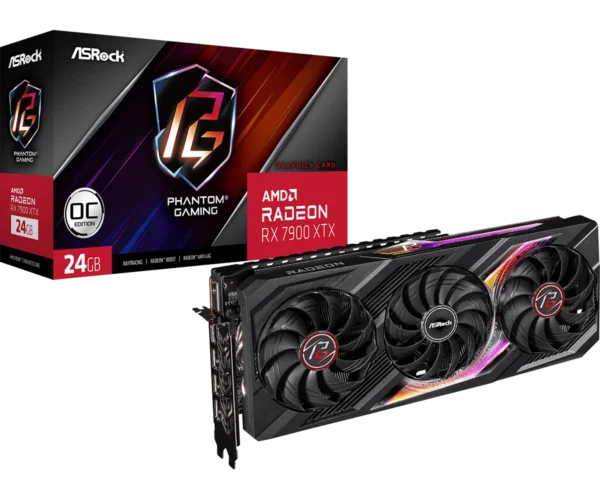Asrock AMD Radeon RX 7900 XTX Phantom Gaming 24GB OC Graphics Card