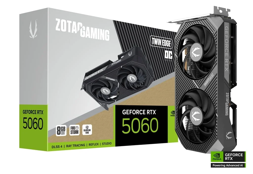 Zotac Gaming GeForce RTX 5060 Twin Edge OC