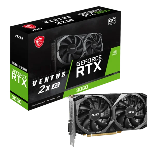 MSI GeForce RTX 3050 VENTUS 2X XS 8G OC Graphics Card