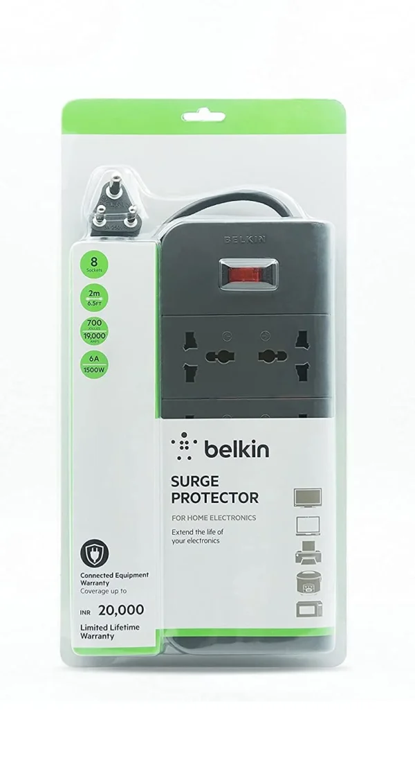 Belkin 8 Socket Surge Protector - Image 3