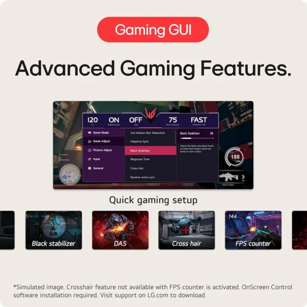 LG 27GR93U 27 Inch 4K UHD Gaming Monitor - Image 8