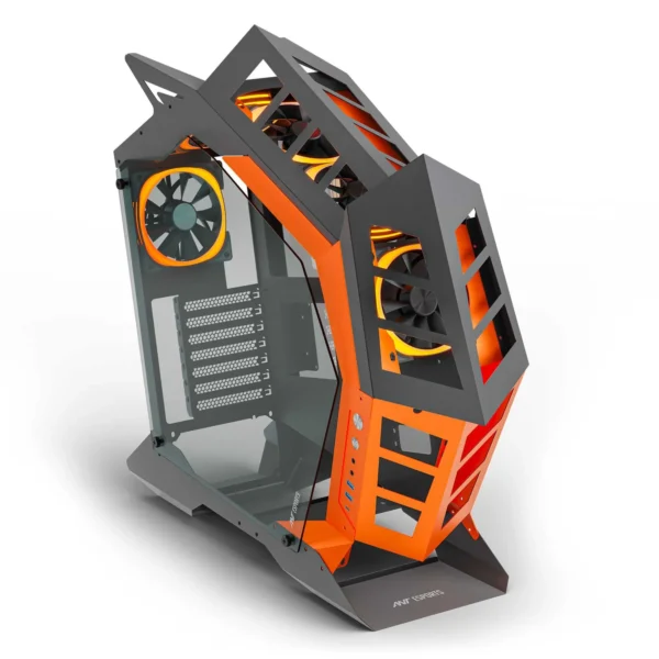 Ant Esports Cypher G3 Gaming Cabinet Black and orange