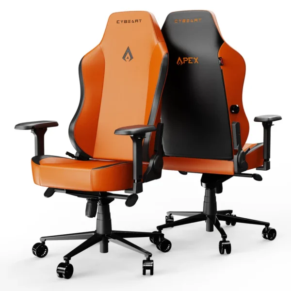 Cybeart Apex Arancio (Orange) Gaming Chair - Image 3