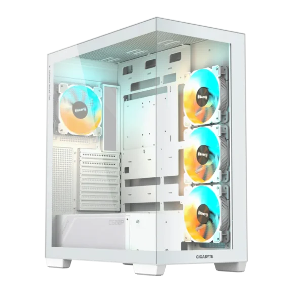 Gigabyte C500 Panoramic Stealth Ice ATX Mid-Tower Cabinet White