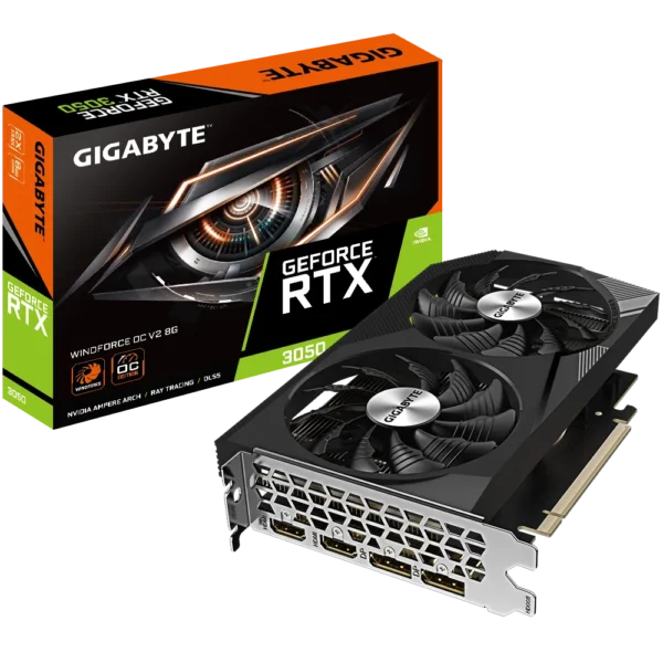 Gigabyte GeForce RTX 3050 Windforce OC V2 8G Graphics Card