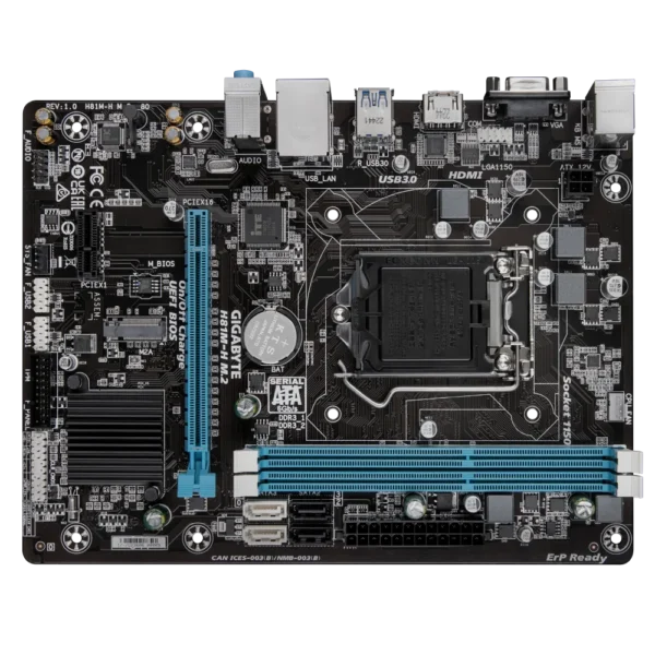 Gigabyte H81M-H M.2 Motherboard - Image 2