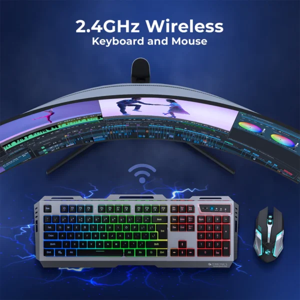 Zebronics Transformer Pro Keyboard & Mouse Combo Black - Image 4