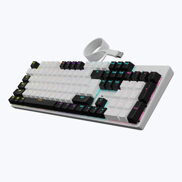 Zebronics Zeb Nitro Plus White + Black Keyboard