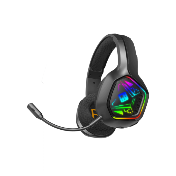 Cosmic Byte Immortal 2.4Ghz Wireless + Bluetooth + Wired Headphone Black